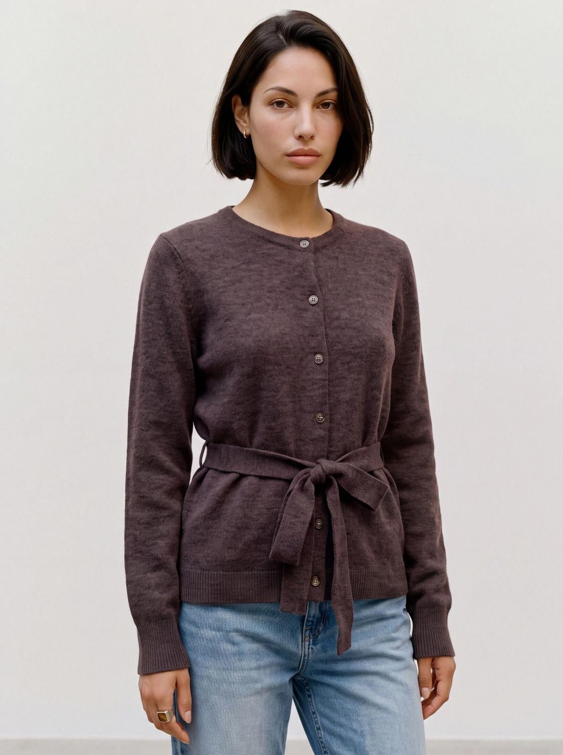 VMTEAK Knitted Cardigan - Chocolate Torte - VERO MODA & VILA Bergvik